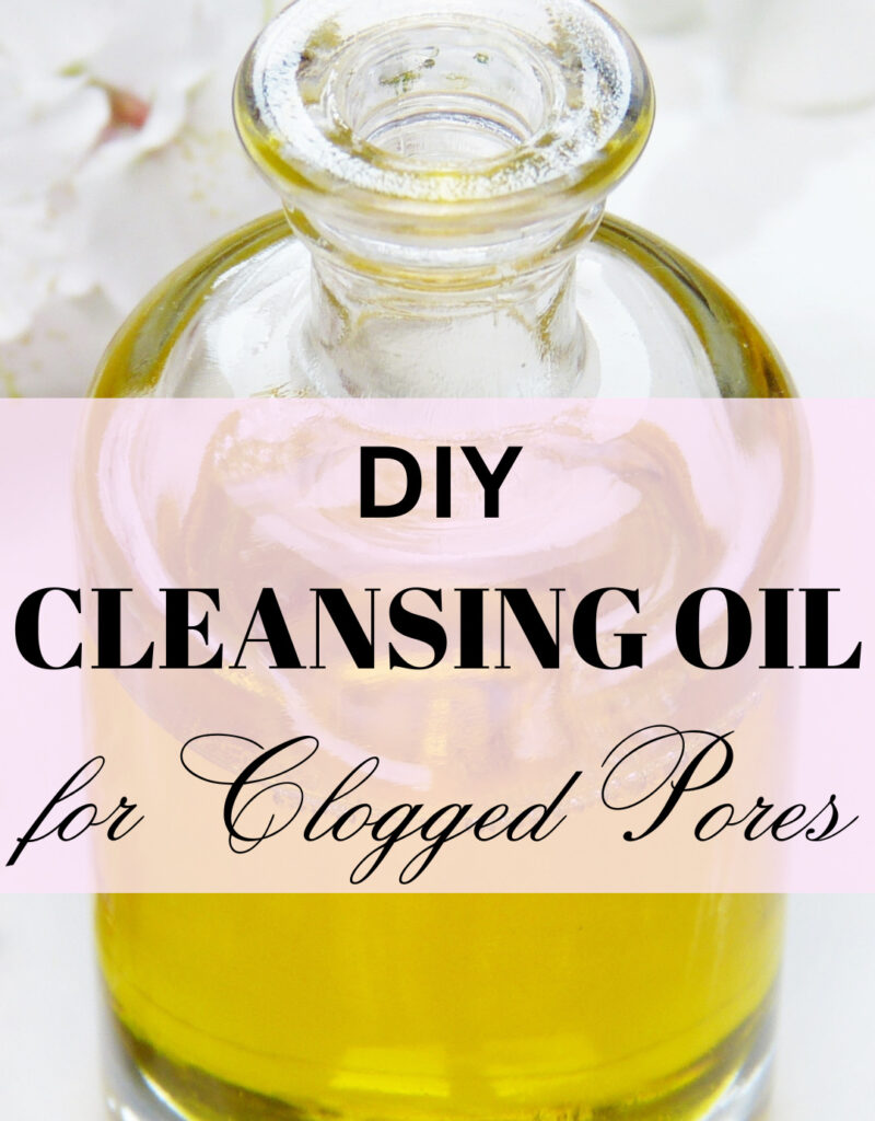 DIY Cleansing oil for face