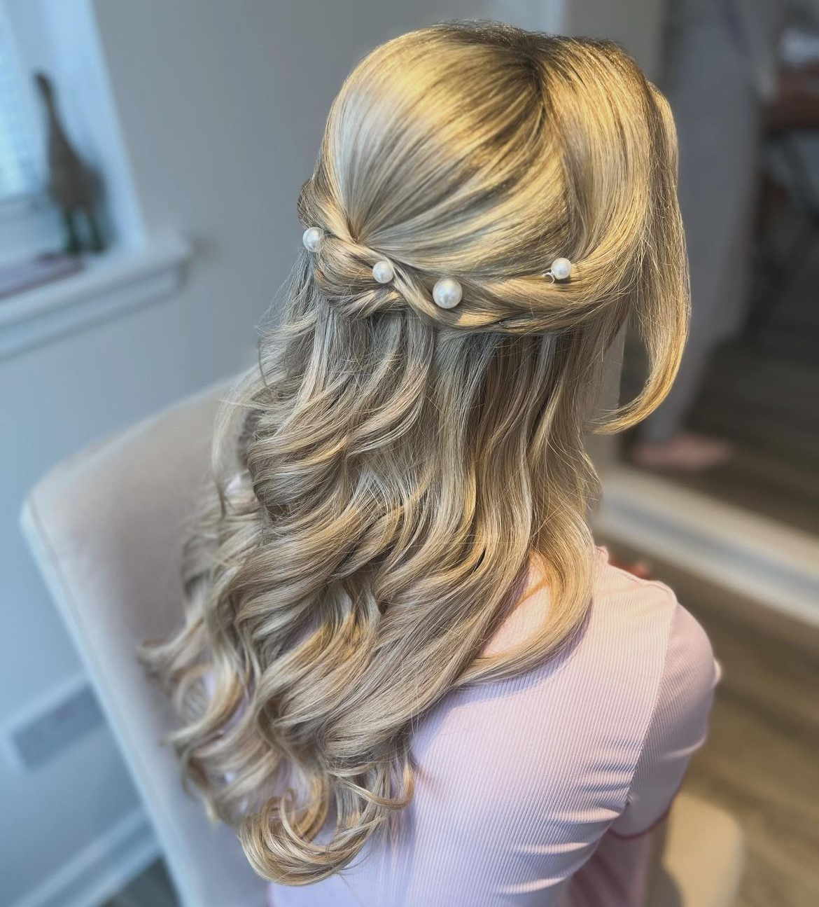 bridesmaid hair