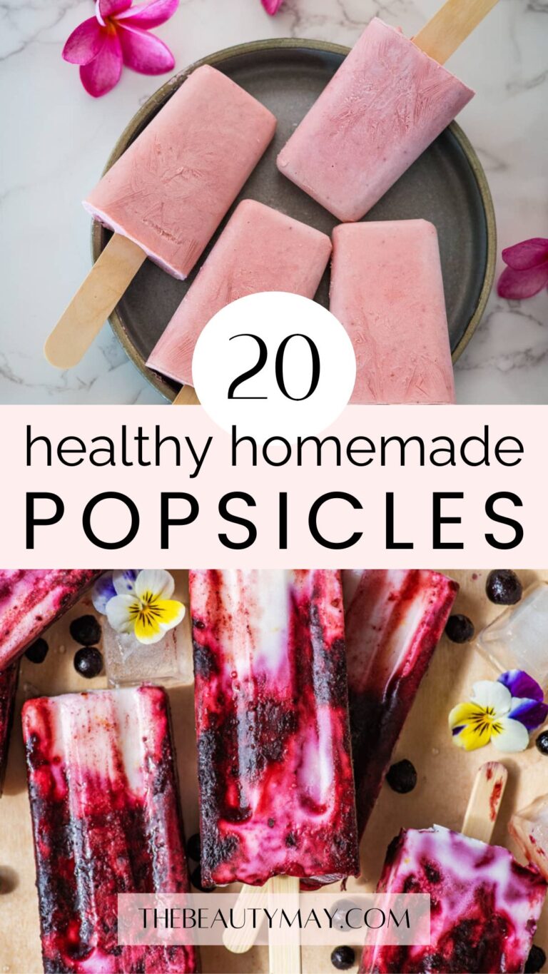 20+ Healthy Popsicle Recipes for Summer - The Beauty May