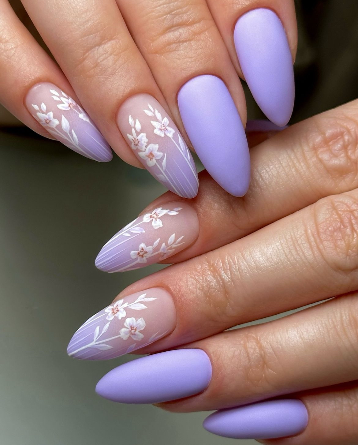 purple nails designs