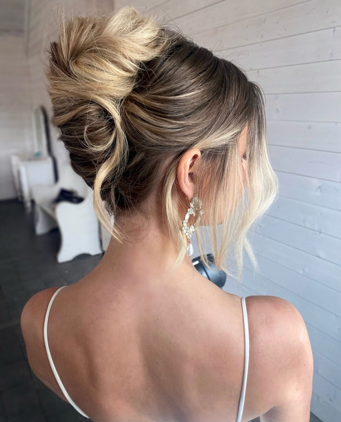 updos for medium length hair wedding