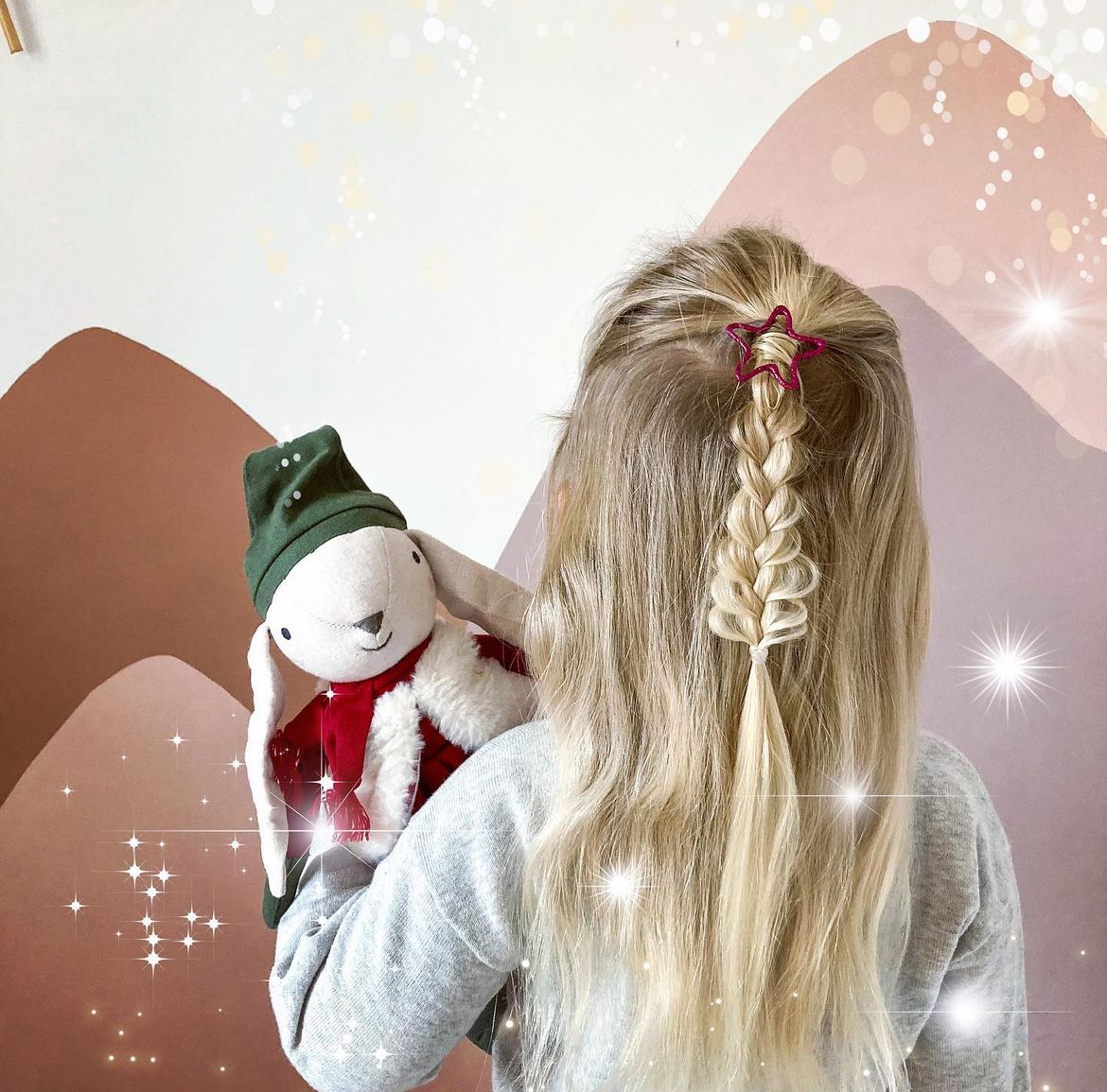 christmas hairstyles for kids simple