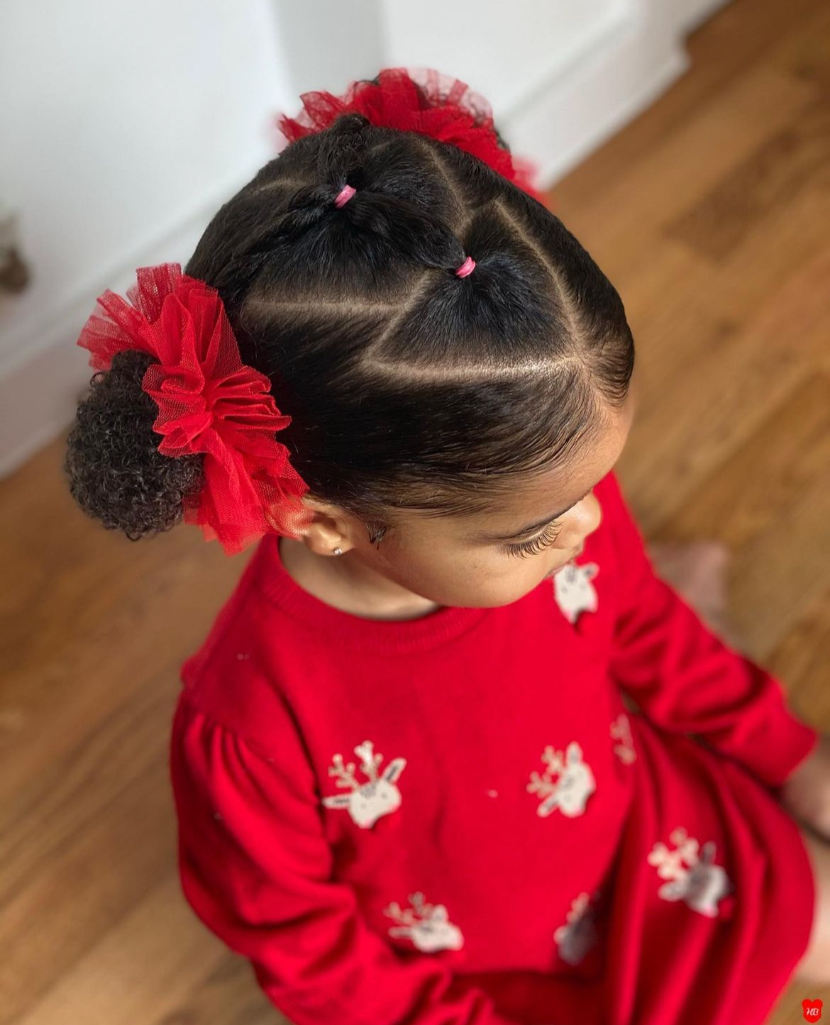 christmas hairstyles for kids black