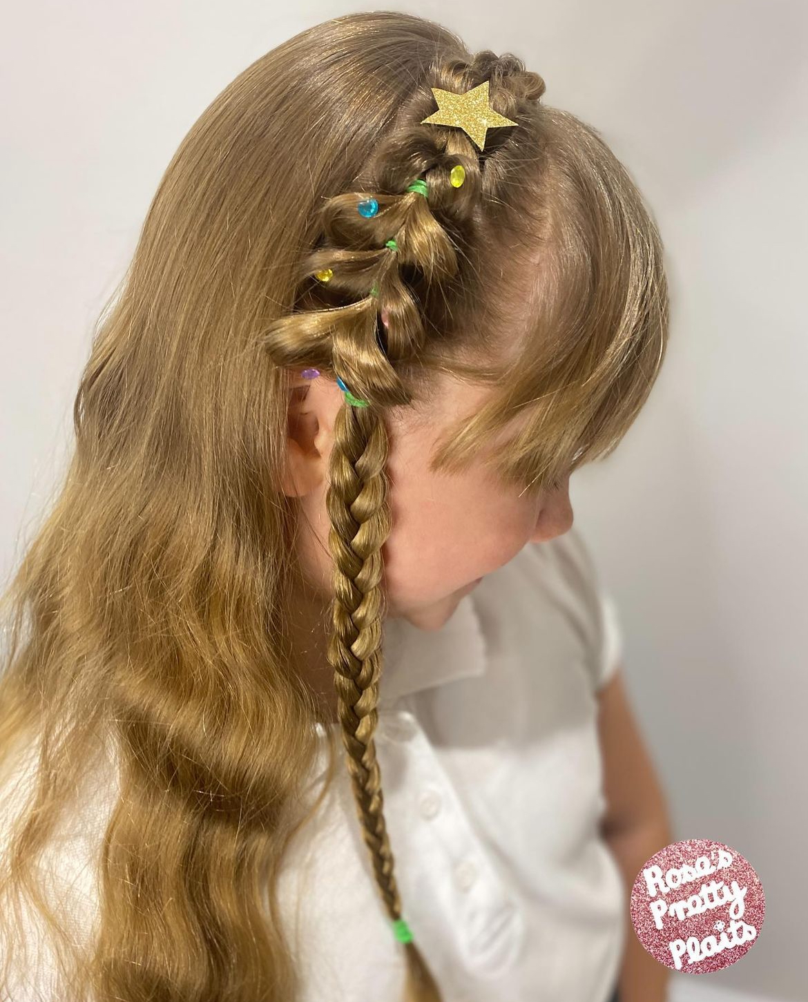 Simple christmas hairstyles for kids