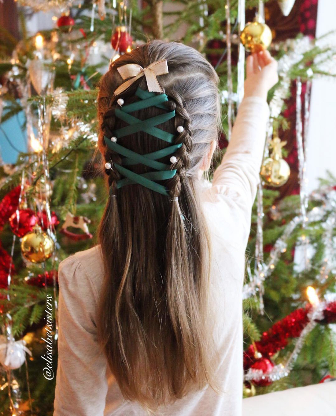 christmas hairstyles for kids long hair