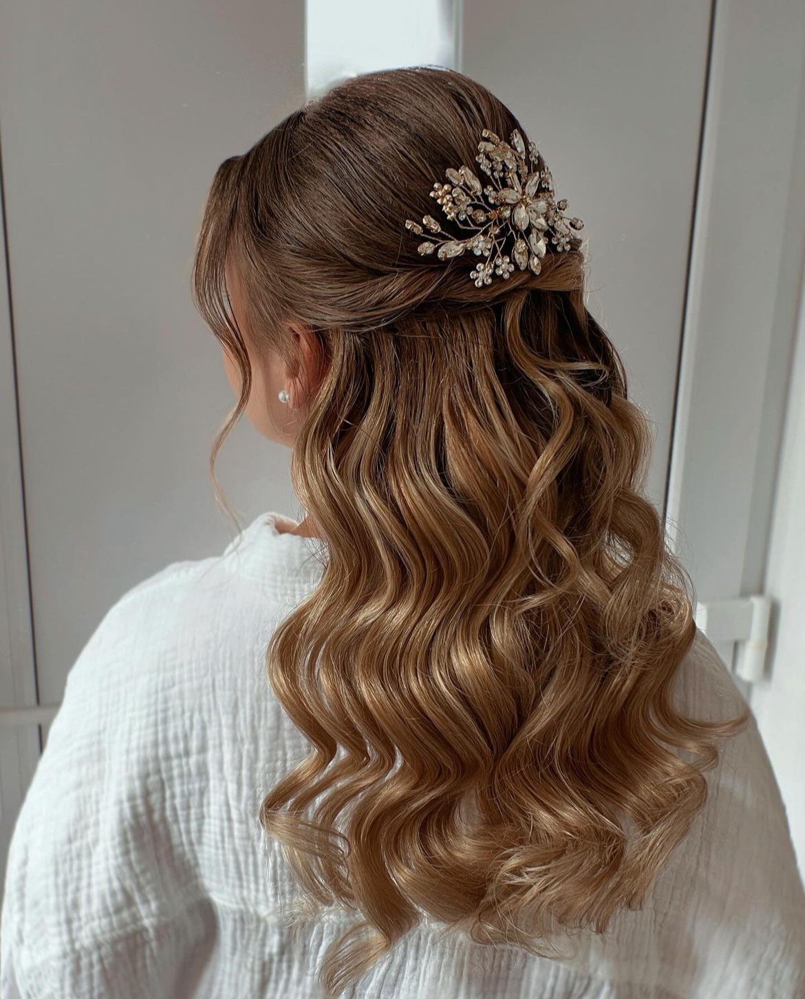 wedding hairstyles half up half down