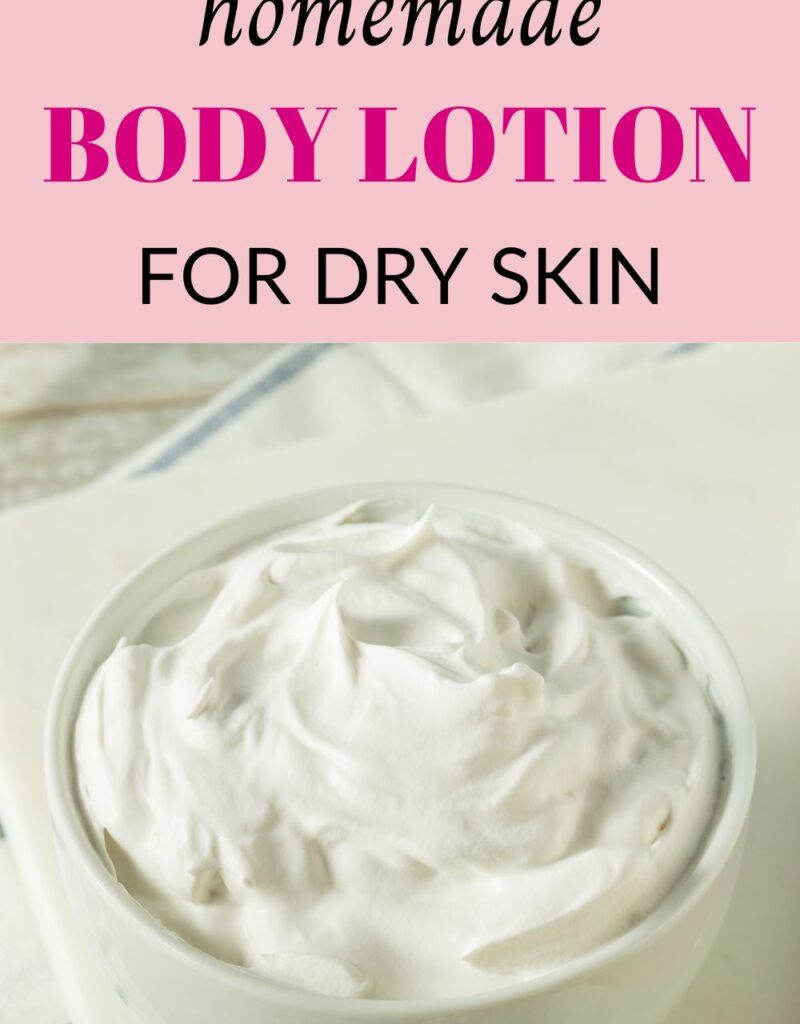 homemade body lotion