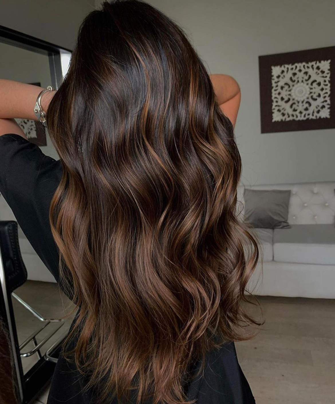 fall hair color for brunettes