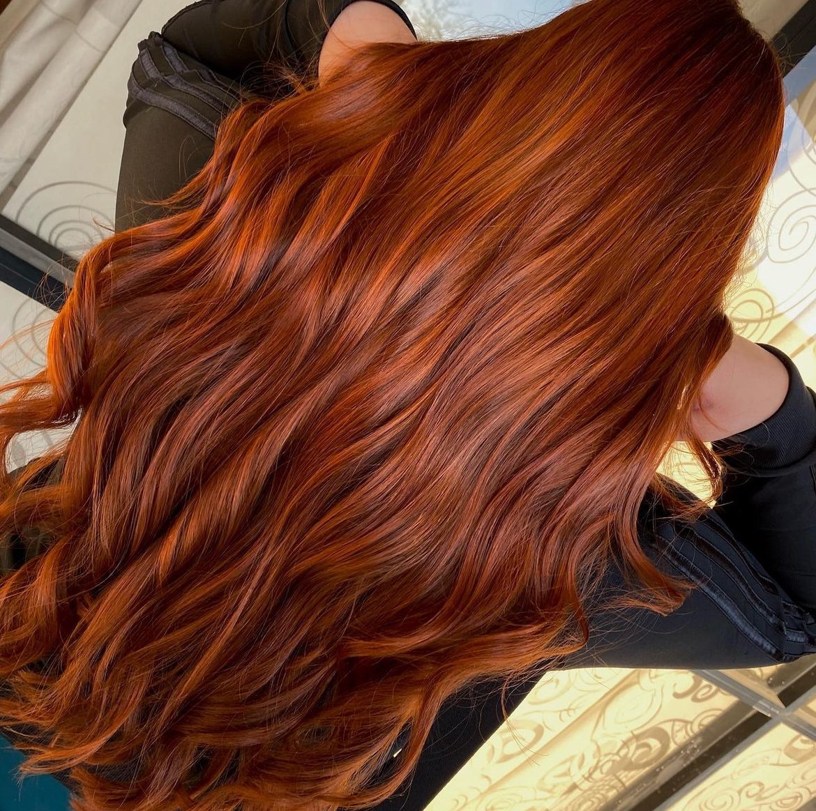 fall hair color ideas red