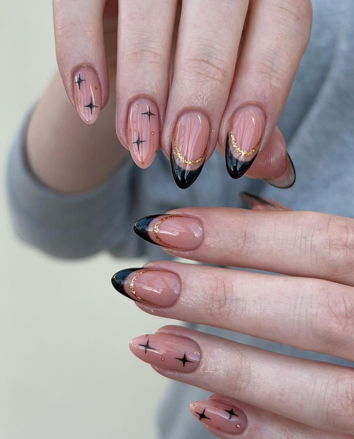 black nails ideas