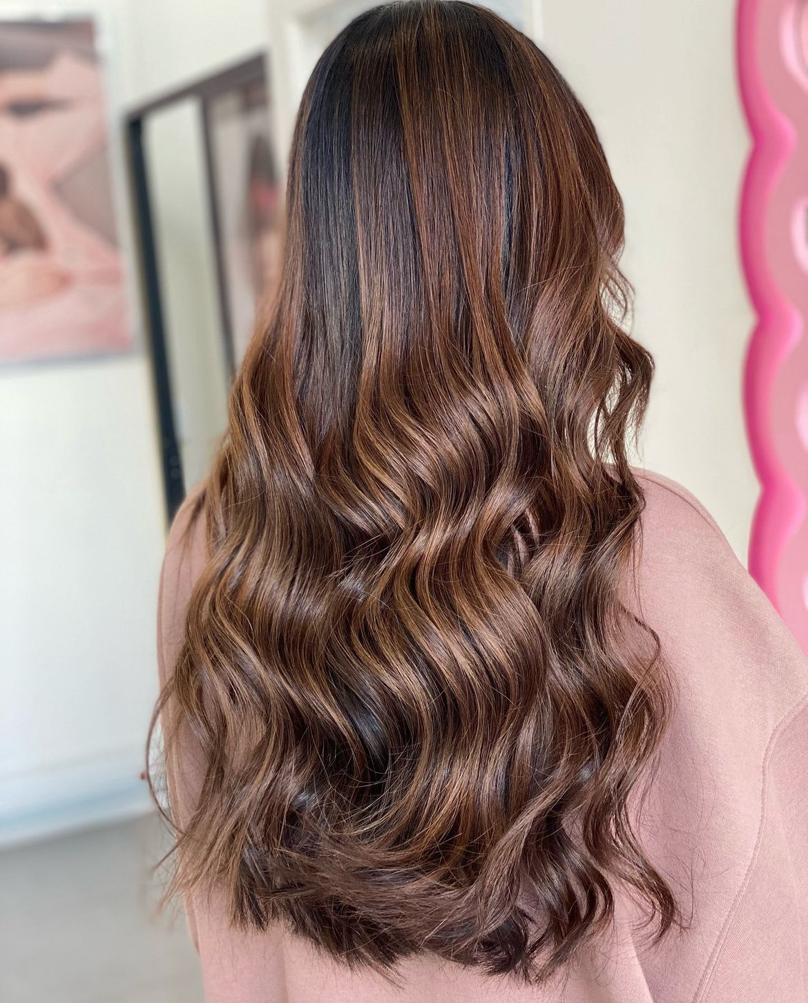 brunette balayage