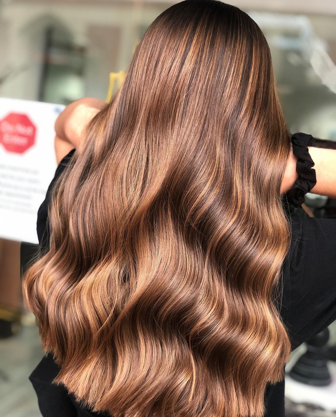 brunette balayage hair fall