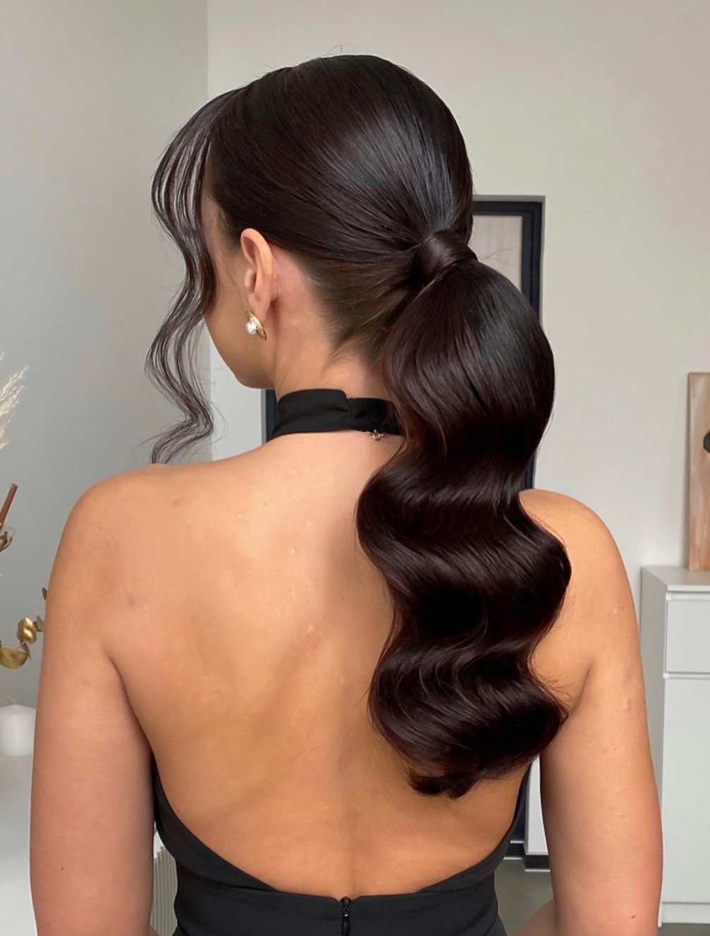 ponytail hairstyles wedding guest