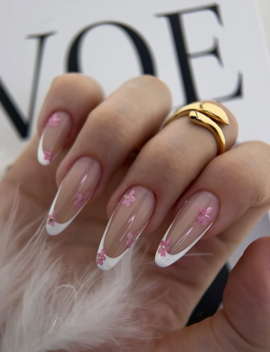 spring nails almond