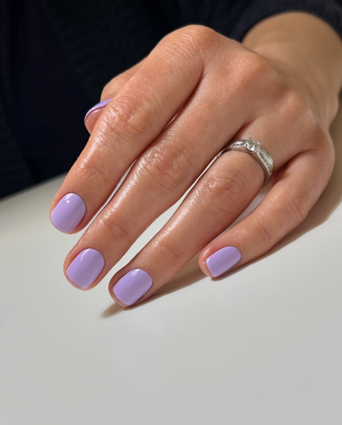 spring nails purple