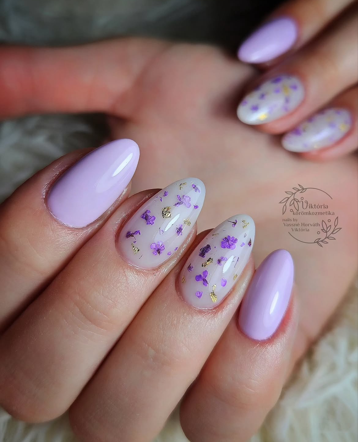 light purple nail designs