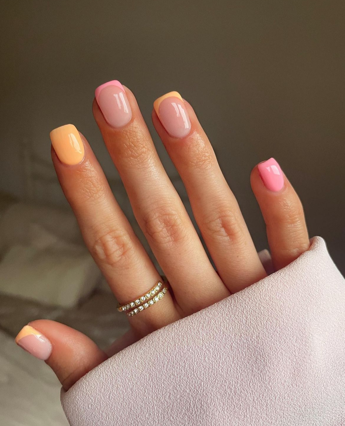 short summer nails square