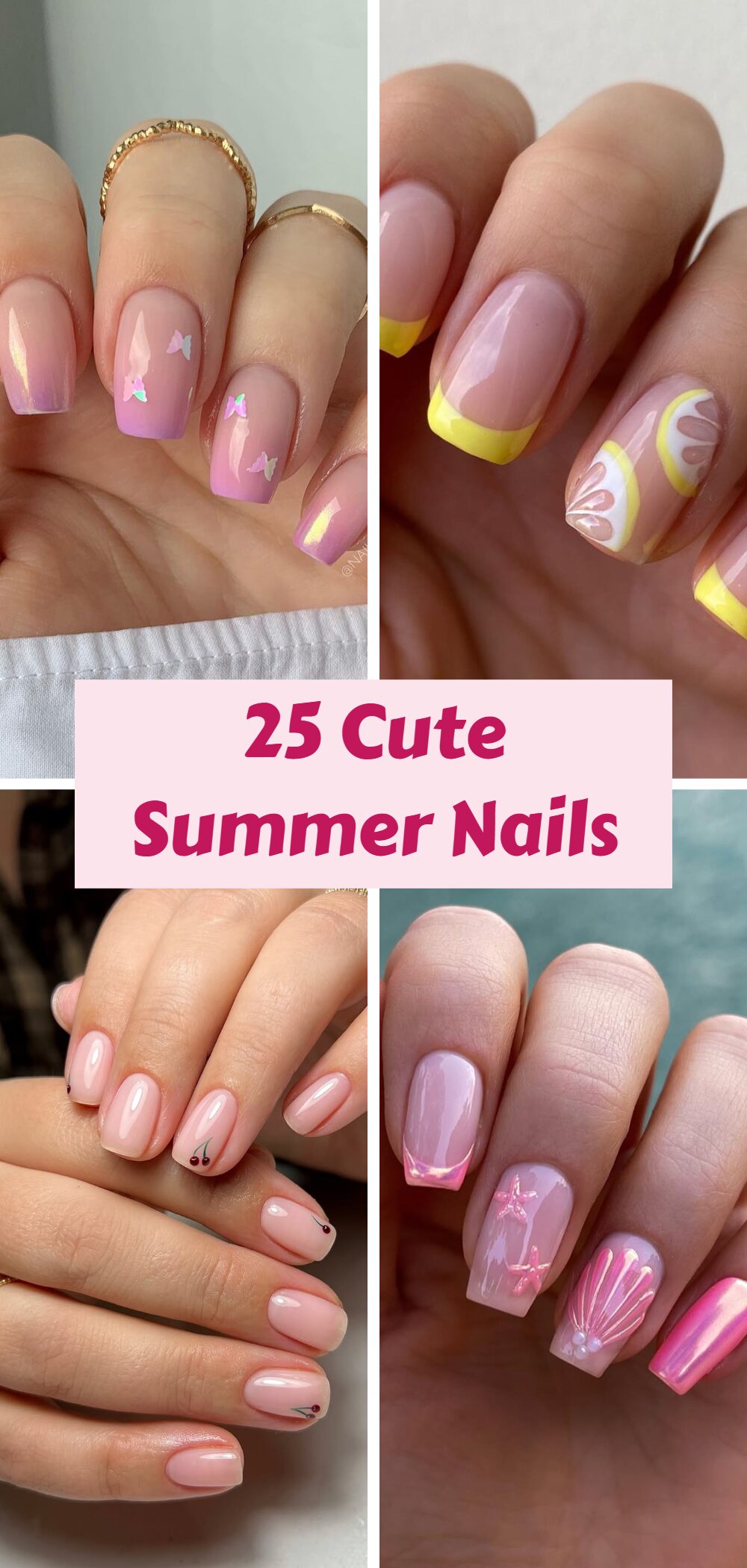 summer nails cute