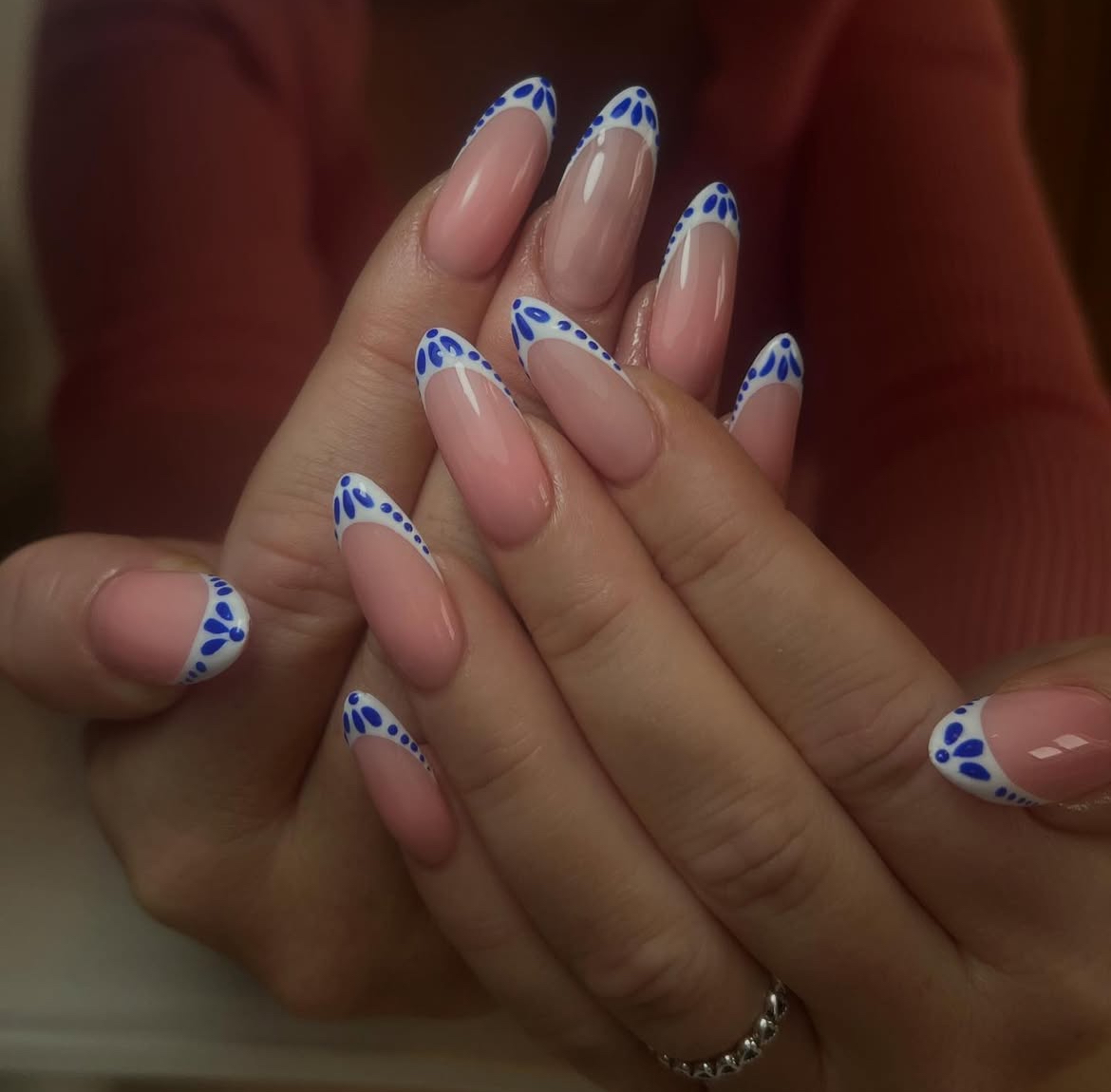 european summer blue nails