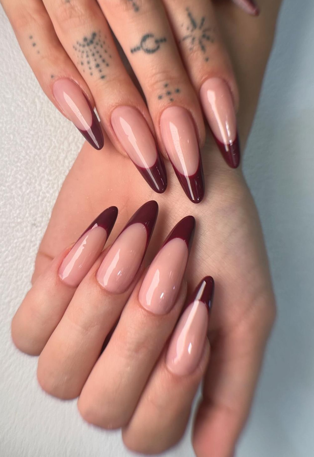 fall nails almond