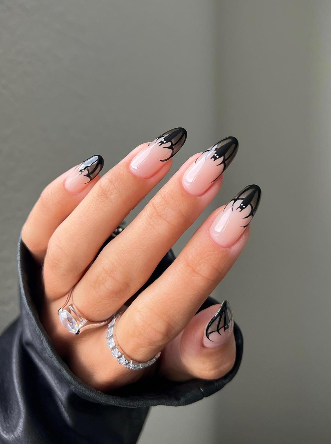 halloween nails almond
