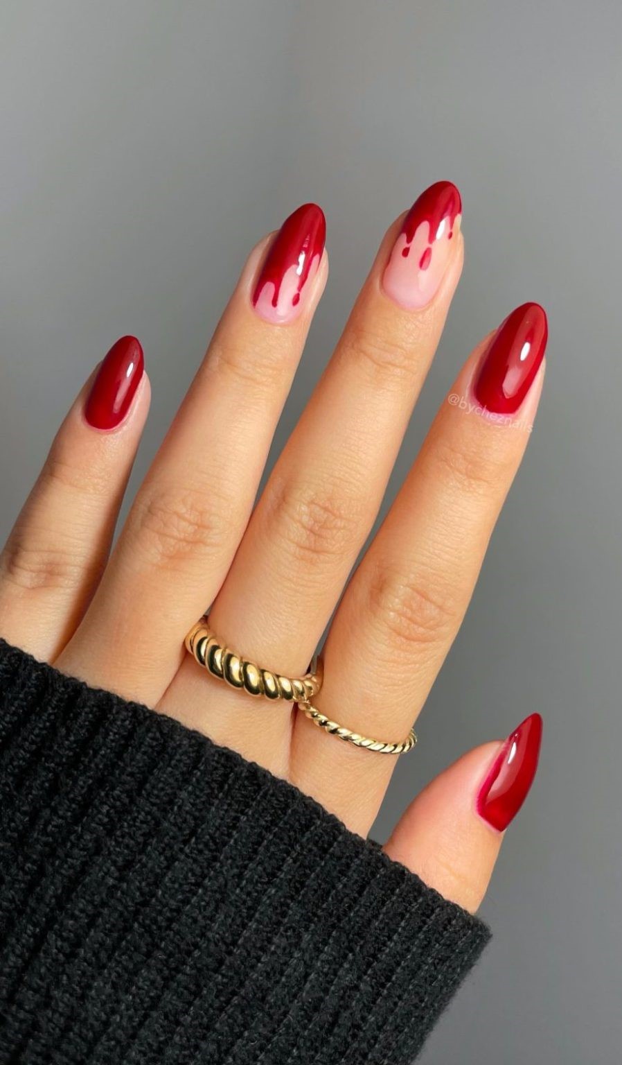 halloween nails almond